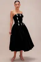 Miranda Velvet Midi Gown