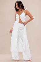 Gianina Flyaway Satin Pant Set