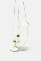 Kacie Flat Sandals(White,7)