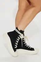 Feel A Way Sneakers(Black,5.5)