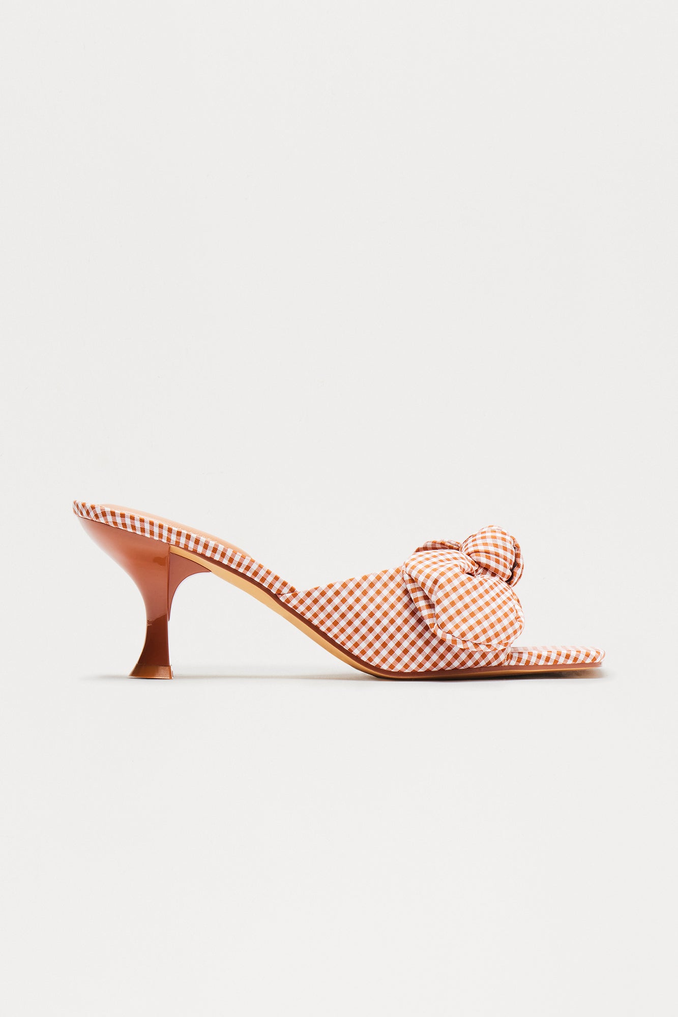 Wilia Gingham Mules