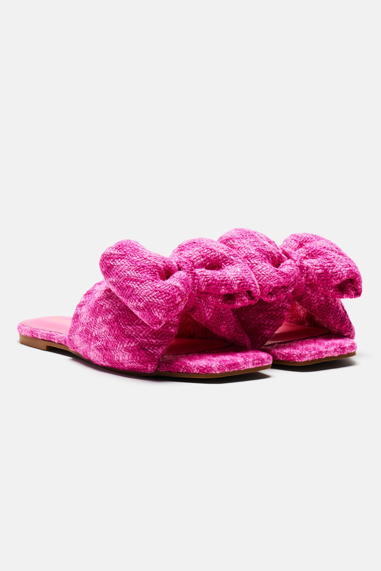 Violet Bow Sandals