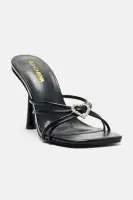 Heart On The Line Heeled Mules
