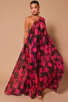 Rosalia Chiffon Kaftan Maxi Dress