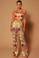 Celena Embroidered Pant