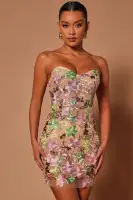 Fleur Embroidered Mini Dress
