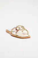 Insta Worthy Embellished Flat Sandals