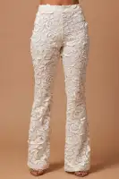 Karter Textured Pant(Cream,XS)