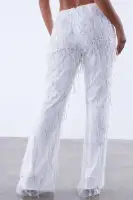 Isabelle Sequin Pant(White,XS)
