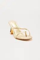 Conny Thong Mules(Gold,6)