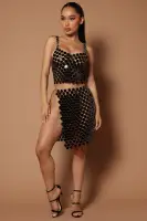 Anabel Mirror Mini Skirt