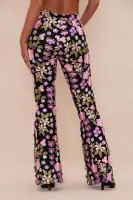 Julia Embroidered Pant(Black/combo,XS)