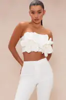 Rebekah Flower Pant Set(White,XS)