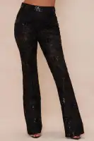 Charlize Sequin Embroidered Pant