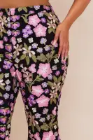 Julia Embroidered Pant(Black/combo,XS)