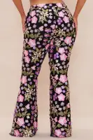 Julia Embroidered Pant(Black/combo,XS)