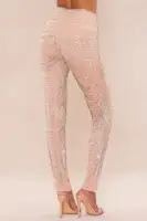 Zariah Embellished Pant(Nude,S)