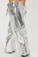 Ultimate Flirt Overlay Boots(Silver,5.5)