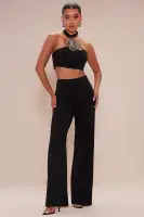 Adeline Embellished Rose Pant Set