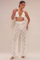 Mallorca Crochet Pant Set(Cream,XS)
