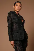 Denise Embroidered Blazer