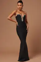 Odessa Embellished Bandage Gown