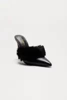 Stella Fur Trim Pumps