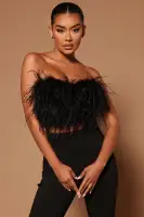Asalia Feathered Top