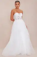 Valentina Floral Embroidered Gown