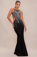 Mel Embellished Bandage Maxi Dress