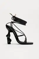 News Worthy Novelty Wrap Up Heels