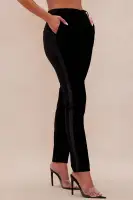 Classic Aura Velvet Pant(Black,XS)