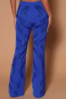 Gina Embellished Wide Leg Pant(Royal,XS)