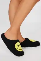 Smiles All Around Slippers(Black,7)