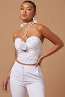 Rayla Rose Ruched Mini Top