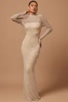 Anastasia Brooke Embellished Maxi Dress