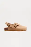 Fletcher Buckle Slides(Taupe,6)