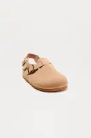 Fletcher Buckle Slides(Taupe,6)