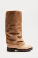Luna Faux Fur Knee High Boots