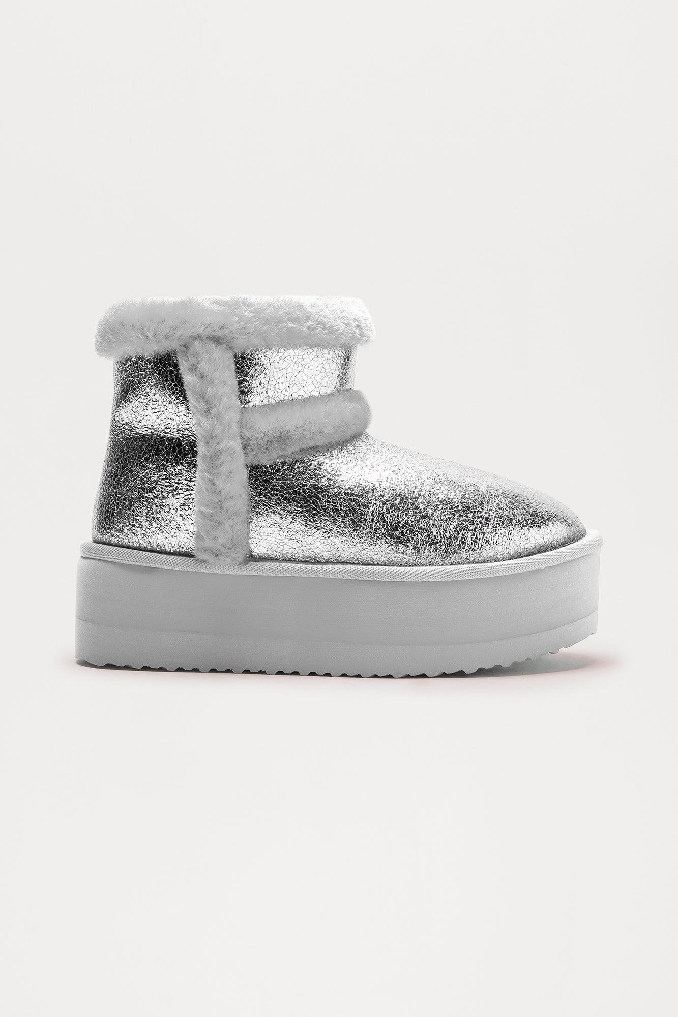 Swiss Alps Faux Fur Booties