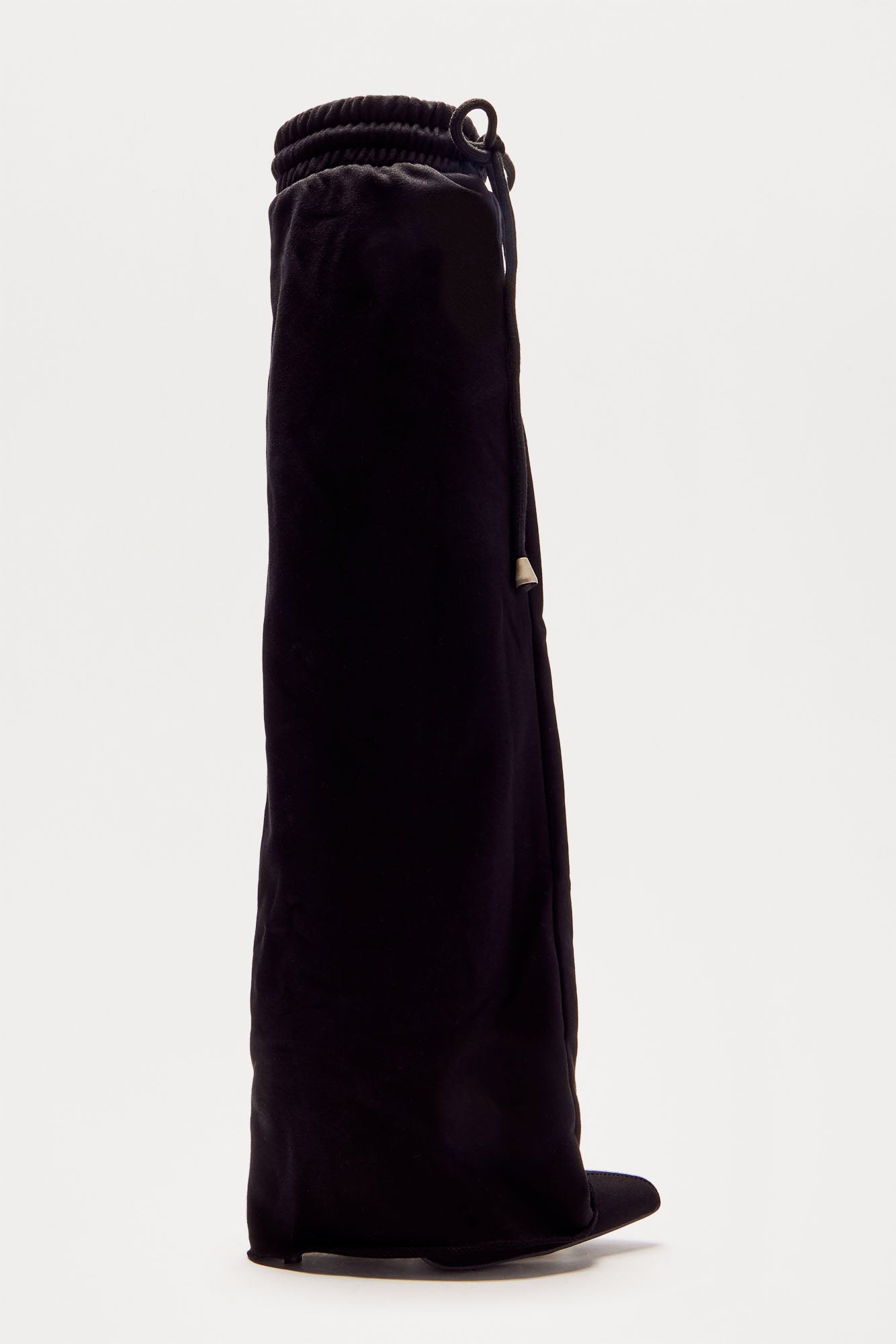 Van Overlay Thigh High Boots