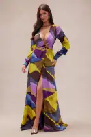 Katy Satin Maxi Dress
