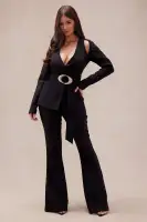 Julia Belted Pant Suit Set