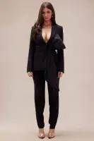 Jenna Bow Blazer Suit Set