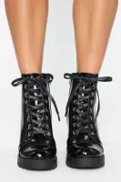 Up All Night Booties(Black,6)