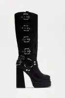 Indy Buckle Knee High Boots
