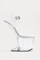 Lex Platform Clear Heels