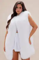 Denver Fur Vest(Off White,S)