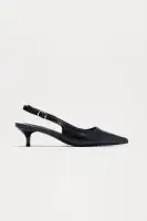 Tux Kitten Heel Pumps