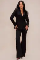 Diana Feather Blazer Suit Set